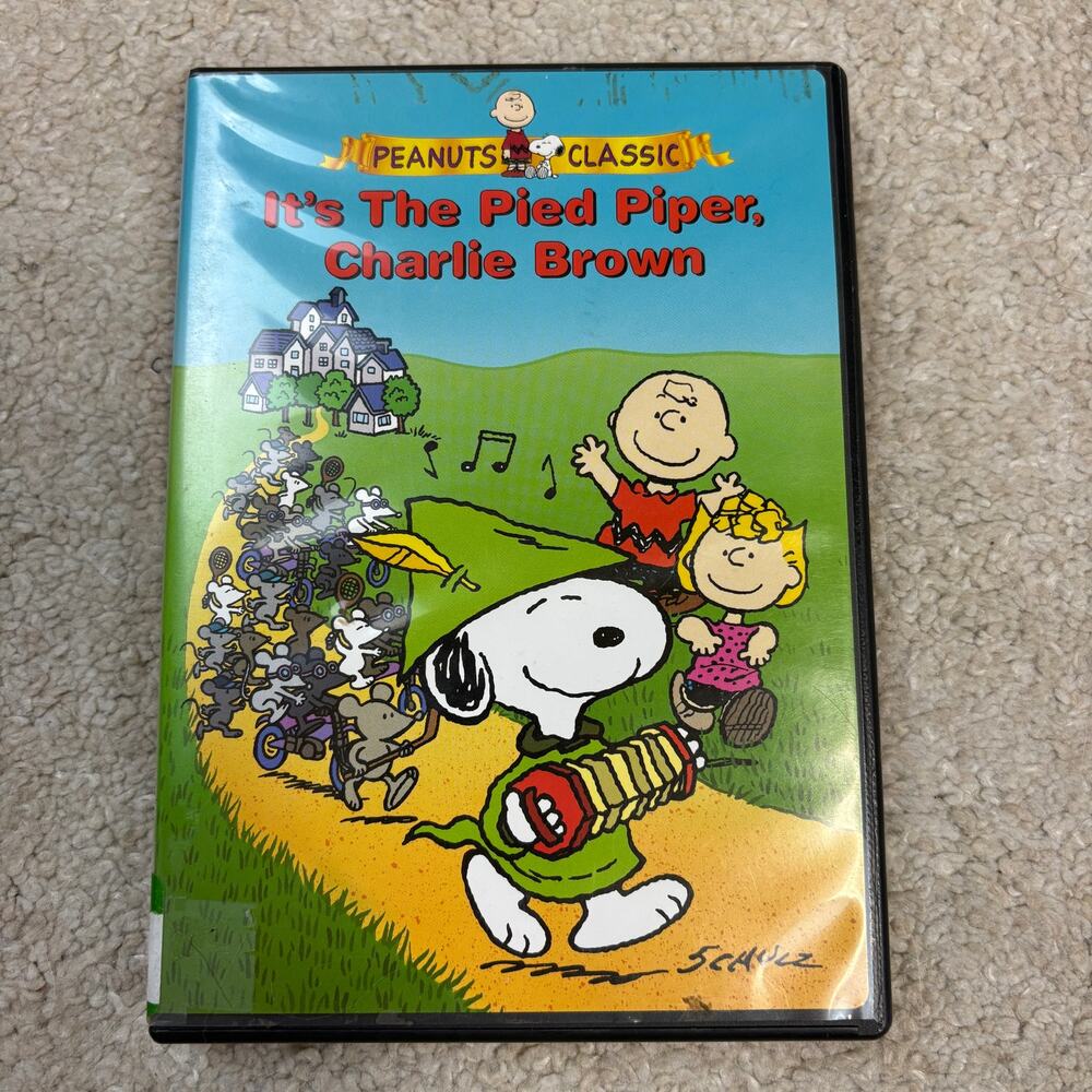 Peanuts Classic It's the Pied Piper Charlie Brown DVD 2000